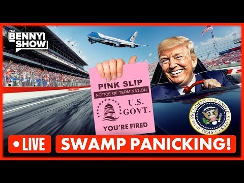 PANIC: Feds FLEE DC After Mass PURGE, Fired USAID Activists EXPOSED | Trump DOMINATES Daytona 500
