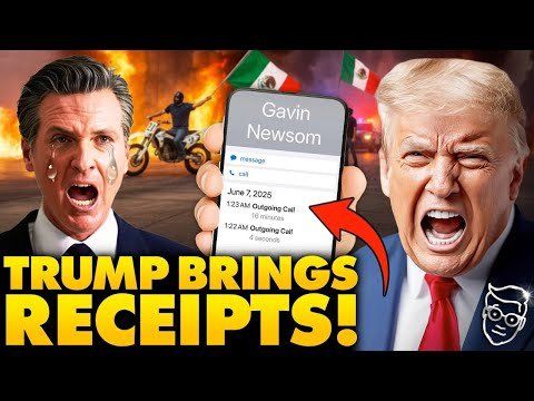 Gavin Newsom HUMILIATED as Trump Releases Their PHONE CALLS Live On Fox News to EXPOSE LA Riot Lies