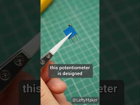 What are blue potentiometers for? #electronics