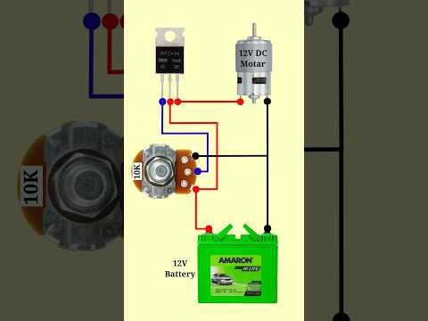 dc motar speed control #shorts #diy #electronics