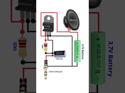 Amplifier Using LM7805 #electronics #diy #diyelectronics
