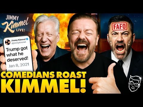 ROASTED: Ricky Gervais & James Woods Team Up to TORCH Jimmy Kimmel With His Own Old Post: ‘Karma Is…