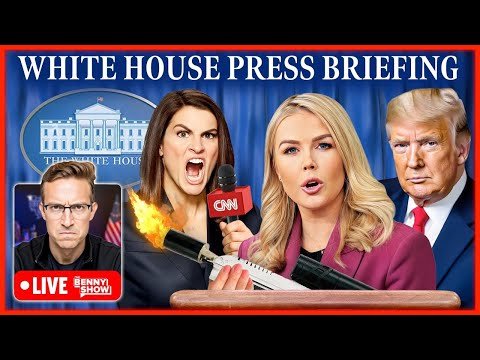 🚨 White House Press Briefing LIVE Right Now with Karoline Leavitt After Charlotte Murder BOMBSHELL