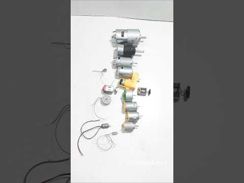 DC motor collection for new project #tech #experiment #dcmotor