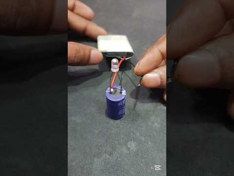 Power Of Capacitor 😱 #shorts #experiment #project #ideas #amazing_inventions #diy