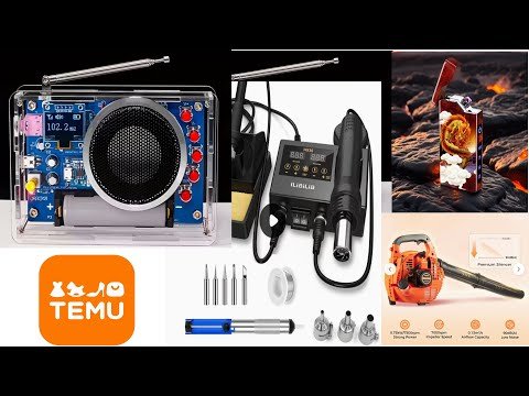 TEMU cool gadgets review – Soldering station, DIY electronic kit and more