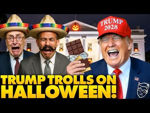 Trump TROLLS Trick-or-Treaters With Iconic Prank at White House Halloween: 'He Did it Again' 🤣 🎃