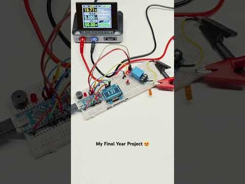 Guy’s this is my final year project 😍 #electronicsproject #experiment