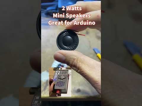 Mini 2 Watts Speakers made for Arduino #arduino #electronic #unpacking #speaker