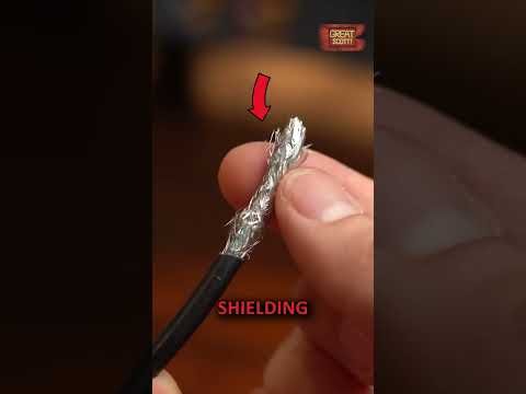 Metal Foil on USB-C Cable? #usbc #phone #charge #data #electronics #engineering #emc