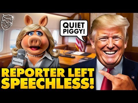 Trump ROASTS Reporter As ‘Piggy’ to Her Face as Media SCREAM | SAVAGES ABC News in Oval Office