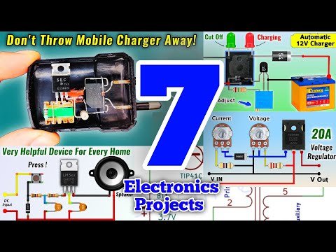 Top 7 Electronics Projects with Old Scrap Components