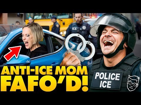 INSTANT REGRET: Suburban Lib Karen Attacks ICE, Burst Into TEARS, Shaking When ICE Fights Back…