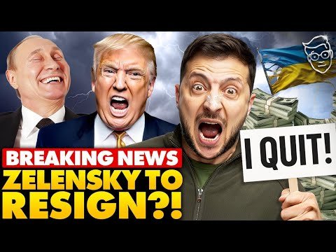 Zelenskyy Preparing to Flee Ukraine!? Resignation After Massive $100M Corruption Raids on Government