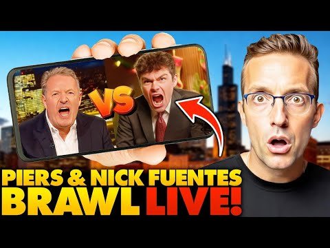 Nick Fuentes LIVE Piers Morgan Interview BREAKS YouTube, Piers Left in SHOCK: ‘Funniest Show Ever’🤣
