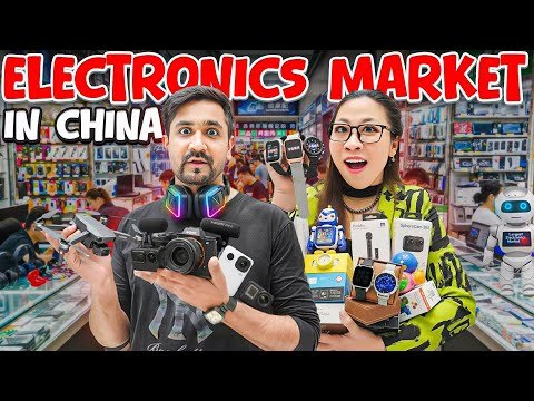 Inside the BIGGEST Electronics Market in China 🇨🇳 | Cheapest Gadgets & Tech Tour