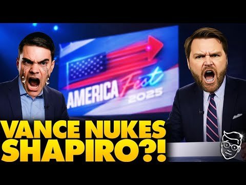 JD Vance Goes SCORCHED Earth Against Ben Shapiro After Ben’s On-Stage Meltdown: ‘Not America First…’