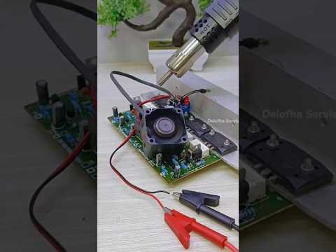 Automatic fan speed controller will keep electronic devices as cool as Antarctica.🥶 #fan #electronic