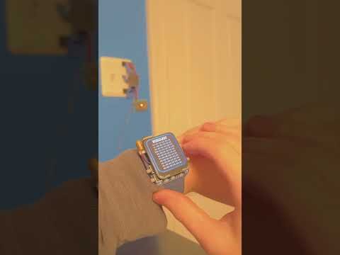 My DIY ESP32 watch can now handle wireless light controls! #diy #gadgets #electrical #engineering