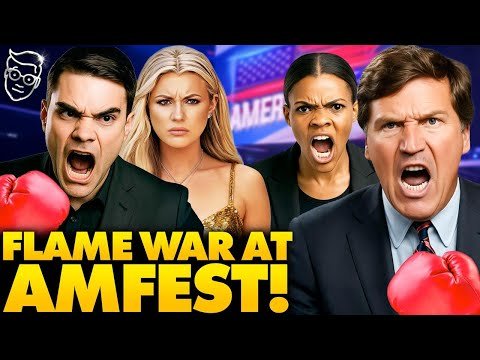 Ben Shapiro BRAWLS With Tucker LIVE On TPUSA Stage, Absolute Flamethrowers | Candace & Megyn Kelly…