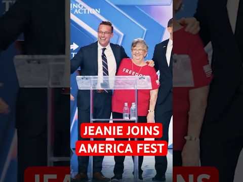 Jeanie from Target joined me on stage at AmericaFest 🇺🇸