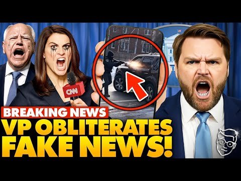 JD Vance HUMILIATES Fake News To Their FACES from White House Podium in SCORCHED Earth Masterclass🔥