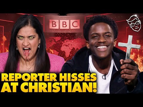 Rapper Proclaims 'Christ Is King' as BBC Anchor Literally HISSES On Air | Christians RAGE: 'Demon…'