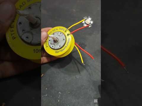 Inductive Power Pickup Motor Coil Wireless Electricity Transfer #shorts