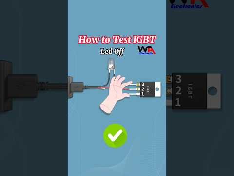 How to Test IGBT. Electronics Components. #3danimation #3delectronics #IGBT