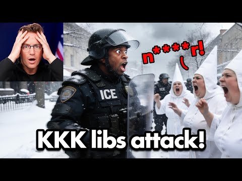 KKK Libs Commit Hate Crime Against Black ICE Agent on Livestream…
