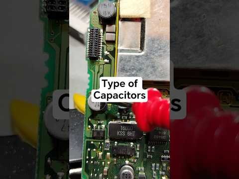 Ceramic vs Electrolytic & Tantalum Capacitors Compared #electronics #education #shorts