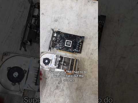 How to make money recycling electronics 💰💰 #gold #ewaste #electronics #gpu #money