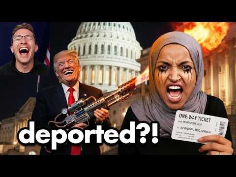 Trump Promises to DEPORT Illhan After Psychotic State of the Union MELTDOWN
