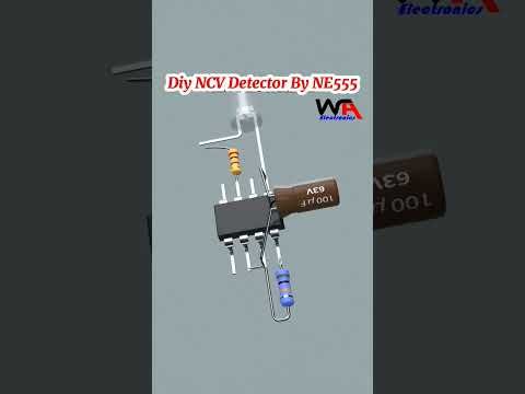 Diy NCV Detector Using NE555 Timer Ic #diyelectronics #electronics #electronicsprojects