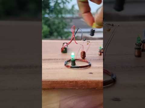 Wireless power transmitter from Scrap.13001 BJT                        #electronic #diy #led #Altium