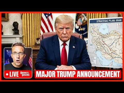 🚨Trump LIVE Right Now Making Emergency Address to the Nation on Iran