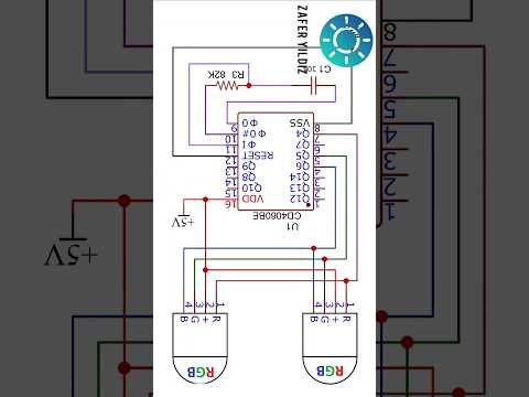 Unusual Color-Changing LED Circuit – Analog Electronics #zaferyildiz