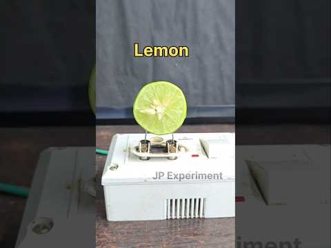 Lemon vs electricity Experiment #experiment #shorts #electrical #viral