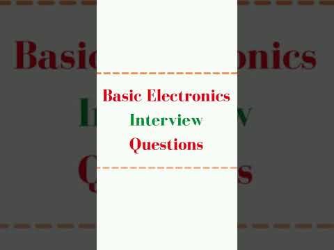 Electronics and Communication Engineering ECE Interview Questions for Freshers || Basic Electronics