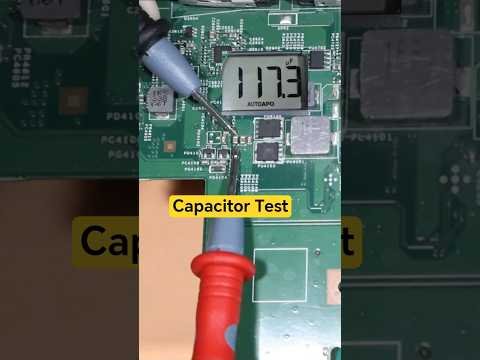 Test SMD Capacitors ON-BOARD, No Removal #shorts #repair  #electronics
