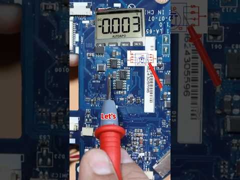 MOSFET Gate = 0V? Check This – Diagnose a Failed IC #electronics #shortsfeed
