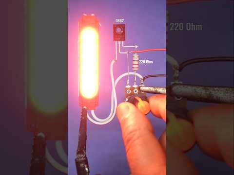 led dimmer #shorts #electronics #experiment