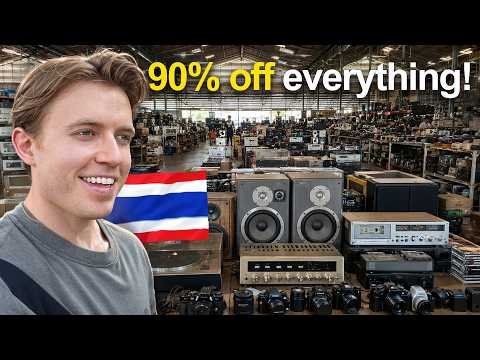 Inside Bangkok's LARGEST Second Hand Electronics market!
