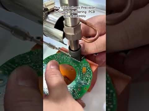 High-Speed Soldering Machine in Action #Soldering #Electronics #PCB #Automation #Manufacturing
