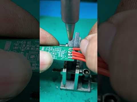 Perfect Soldering Process | Clean Joint #shorts #electronics