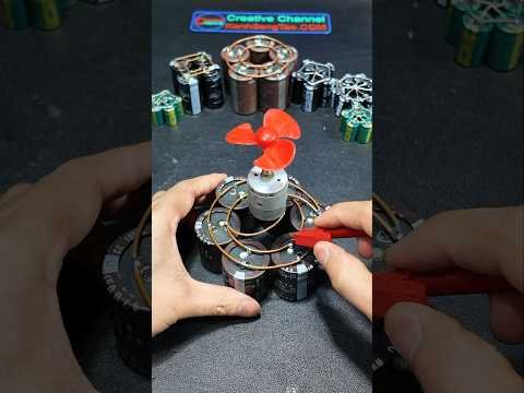 Charging 6 Capacitors… Then THIS Happens! #shorts #electronics #viral #diy