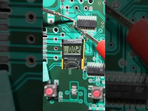 Shorted SMD Capacitor vs Good capacitor Test #repair #shorts #electronics