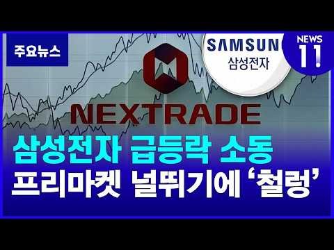 삼성전자 프리마켓 '널뛰기' 소동 [NEWS 11]