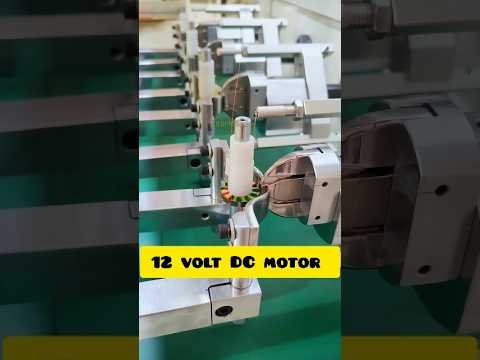 How to make 12 volt DC motor in automatic factory? #DIYRepair #electronics #automation #factorytour