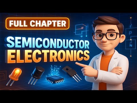 Semiconductor Electronics | 3D animated || class 12th full chapter || Physics chapter 14